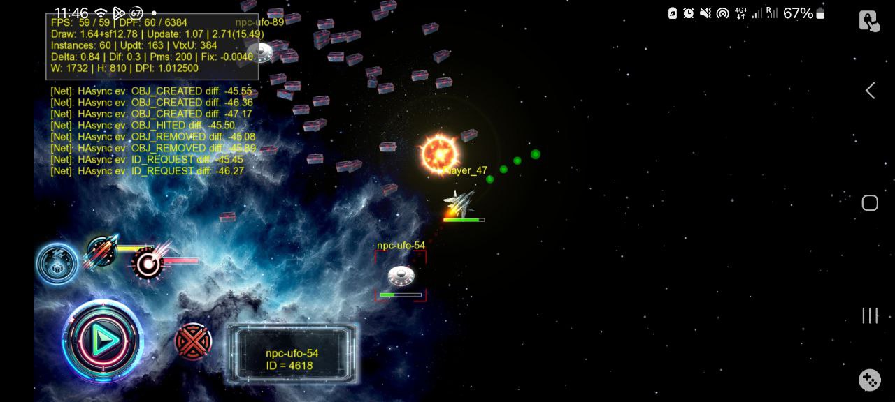 Collecting loot in space